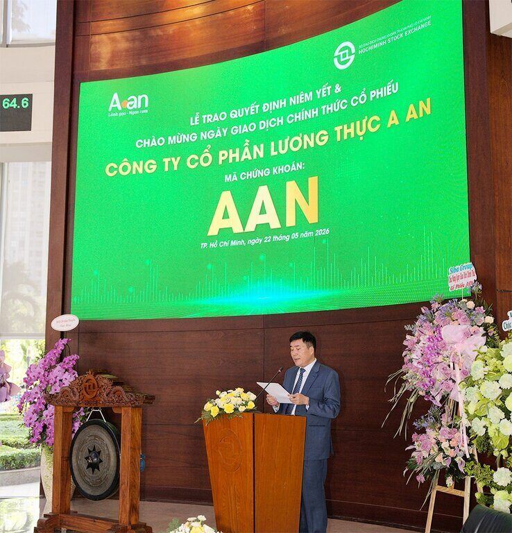 A An Food Joint Stock Company affirms that there is no direct impact on the stock price. Photo: AAN Source
