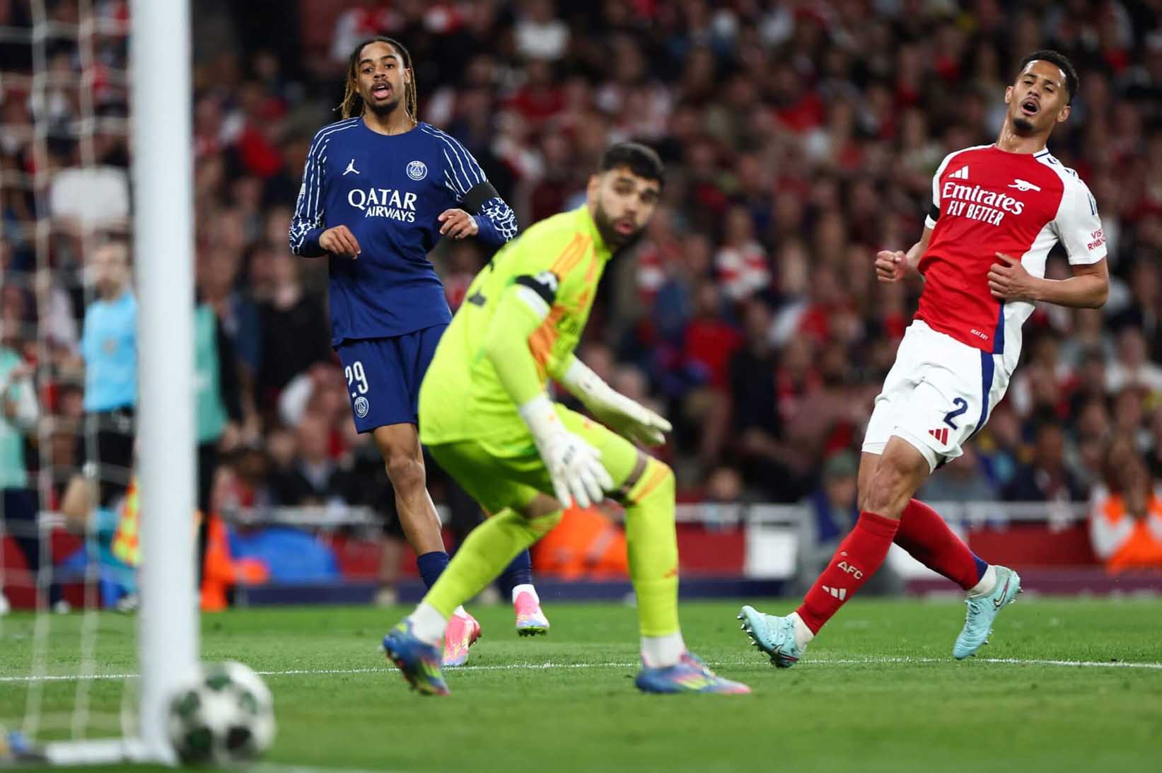Arsenal sẽ có cơ hội phục hận trước PSG sau khi thua ở mùa giải trước. Ảnh: AFP
