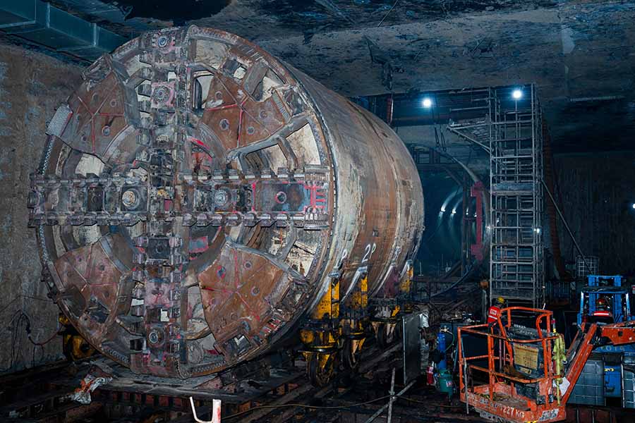 Theo kế hoạch, việc tháo dỡ hoàn chỉnh một máy TBM dự kiến kéo dài khoảng 2,5 tháng. 