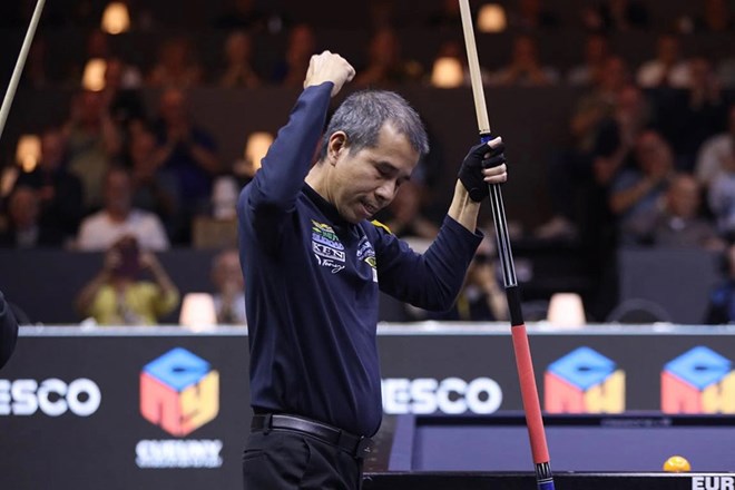 El jugador de billar Trần Quyết Chiến tiene previsto viajar a Turquía para competir en junio. Foto: UMB