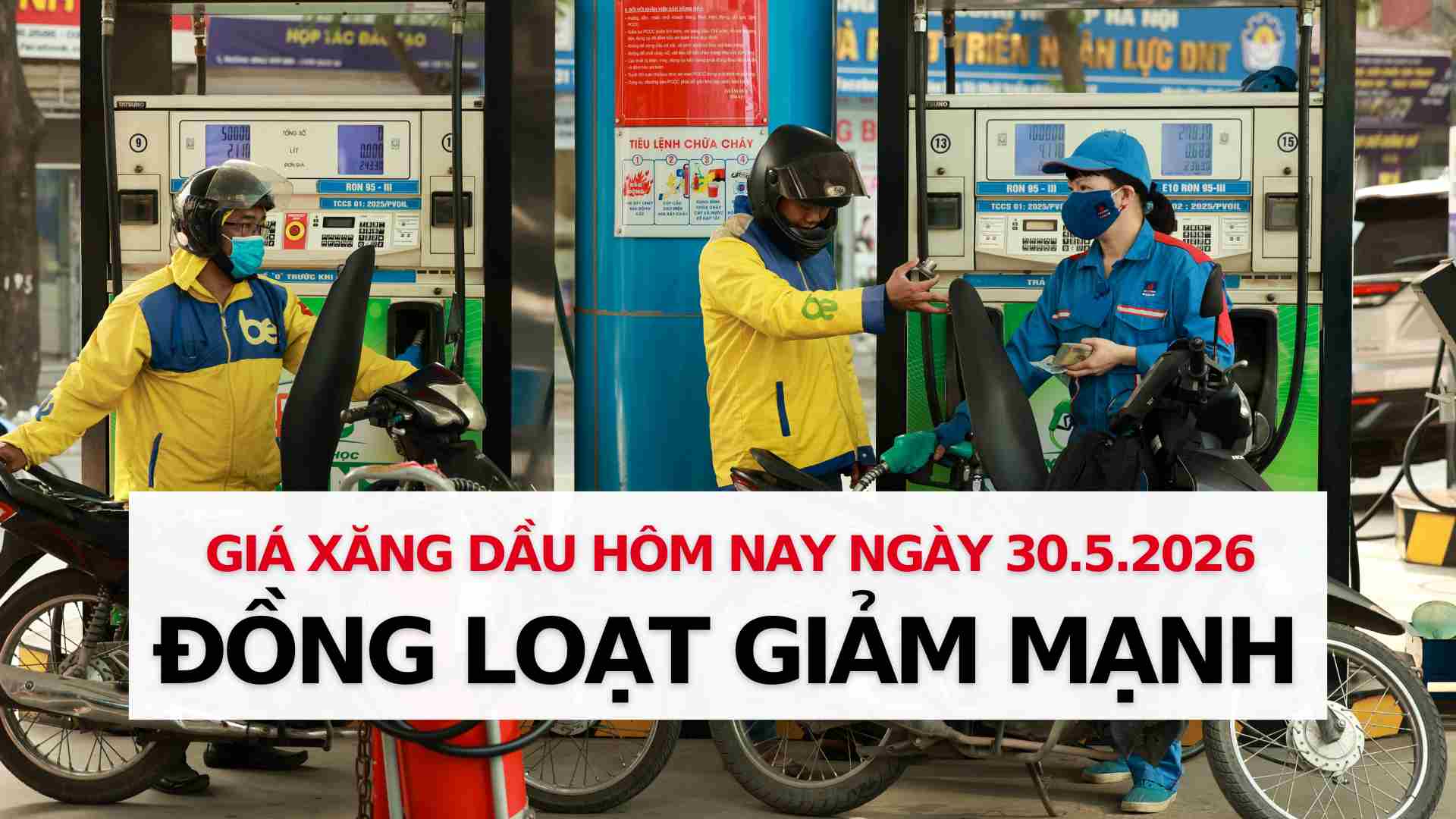 Update on gasoline and oil prices May 30th: Sharp decrease due to cooling signals between the US and Iran. Graphics: Thach Lam