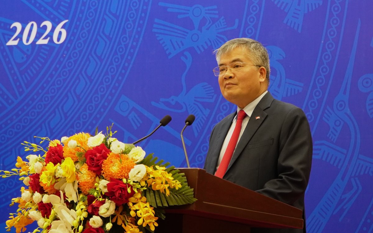 Ông Cấn Đình Tài - Phó Chủ nhiệm Văn phòng Chủ tịch nước - công bố quyết định đặc xá năm 2026 của Chủ tịch nước. Ảnh: Duy Tuấn