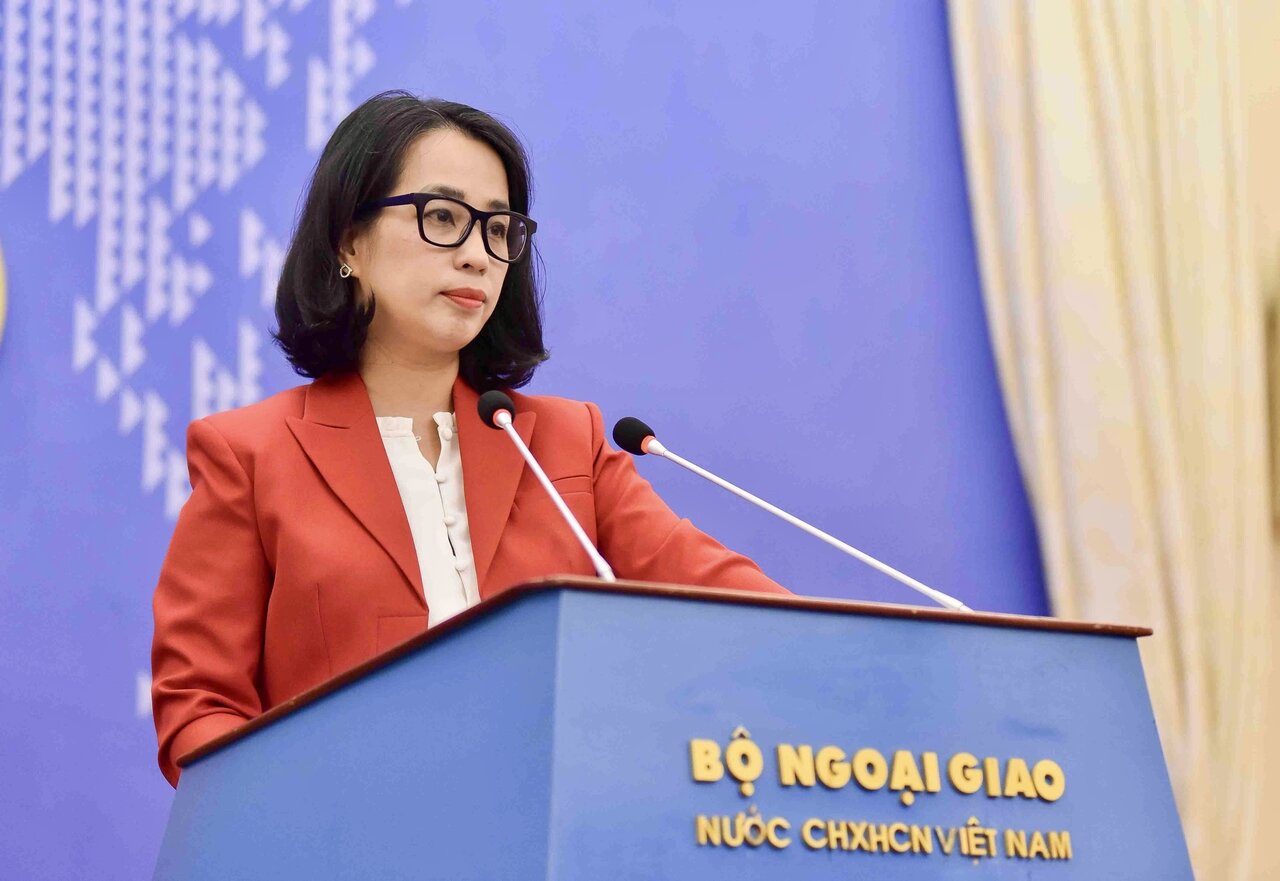 Spokesperson of the Vietnamese Ministry of Foreign Affairs Pham Thu Hang. Photo: Ministry of Foreign Affairs