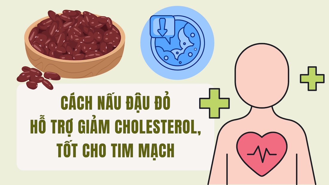 How to cook red beans to help reduce cholesterol, good for cardiovascular health
