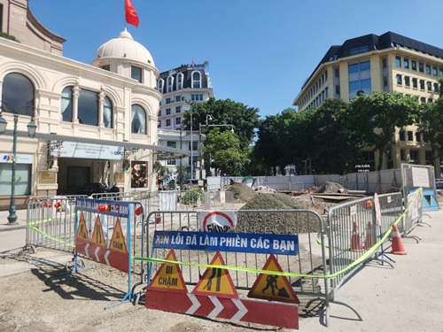 Dự án chống ngập nội đô Hà Nội về đích trước mùa mưa. Ảnh: Minh Hạnh 