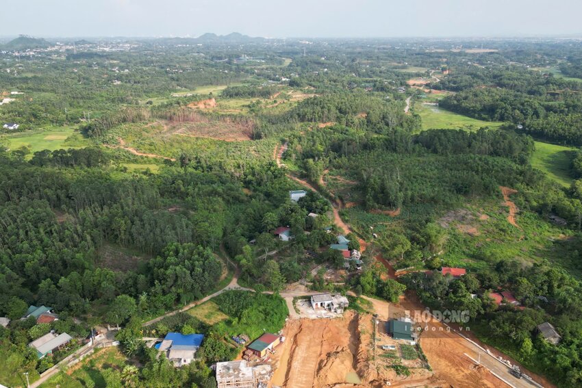 Overview of the area where Phu Ho industrial cluster will be built. Photo: To Cong