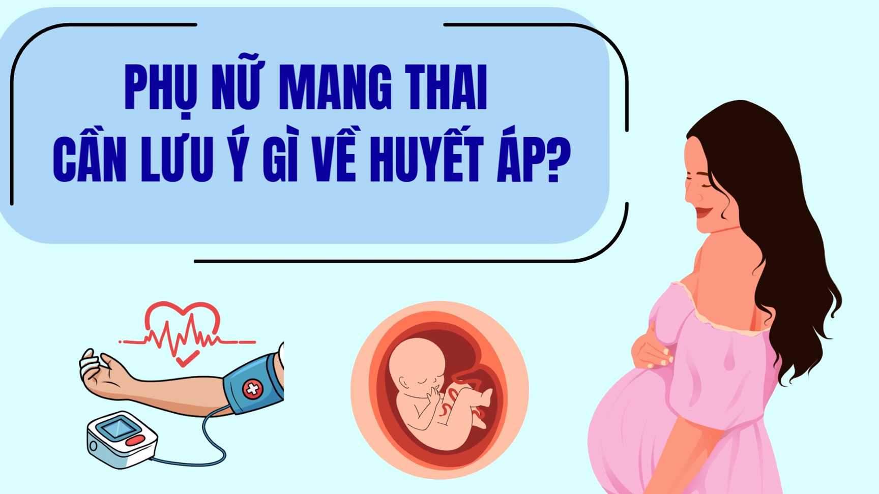 Checking blood pressure at each prenatal check-up is to detect early abnormalities that may affect the health of mother and baby.