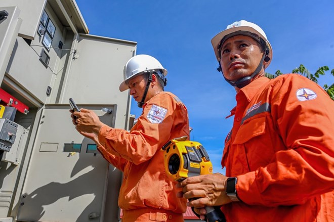 The Department of Industry and Trade of Nghe An province has a document requesting the People's Committees of communes, wards and Nghe An Power Company to strengthen the implementation of electricity saving during the peak dry season of 2026. Photo: EVN