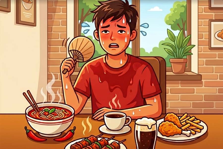 Foods and drinks that increase body temperature in the summer. Graphics: Thien Nhan