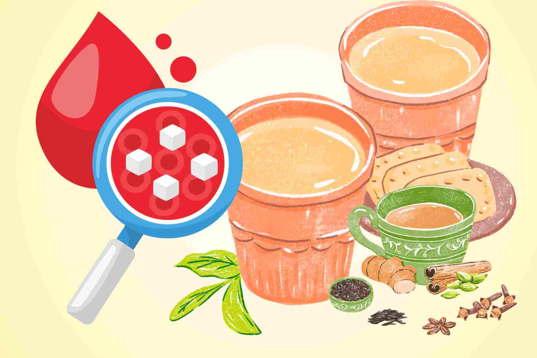 Cooling drink that helps people with diabetes limit high blood sugar