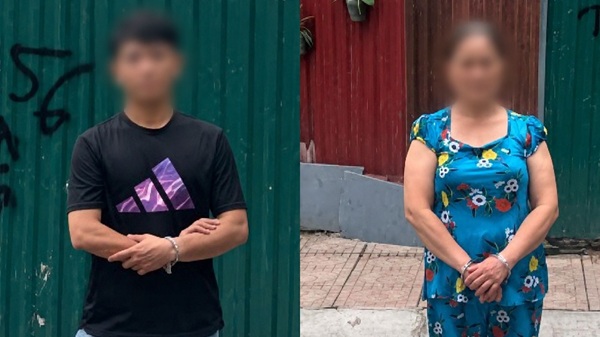 Bắt tạm giam 2 đối tượng gây rối trật tự công cộng ở Hà Nội. Ảnh: CAHN