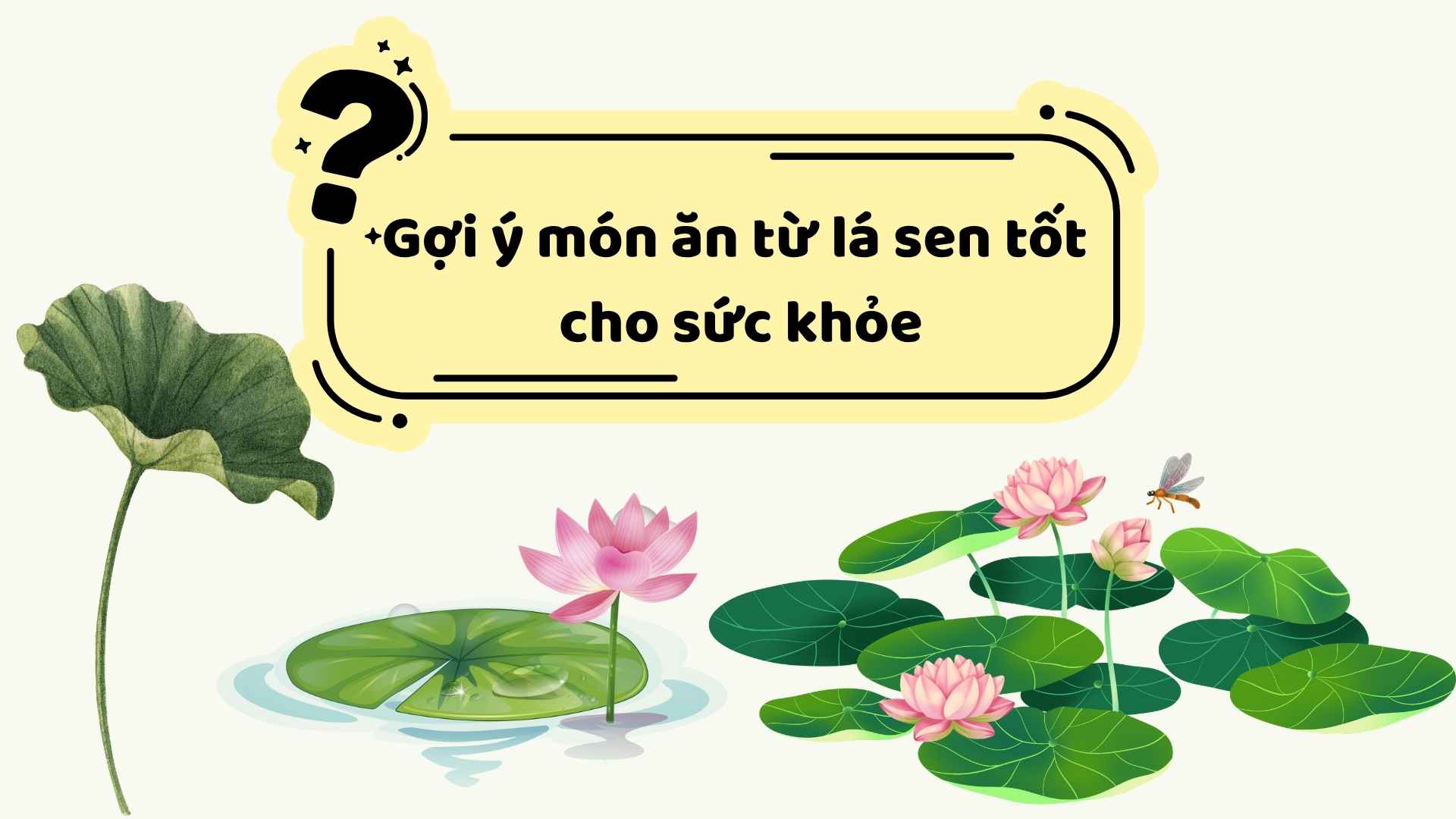Suggesting foods from lotus leaves that are good for health