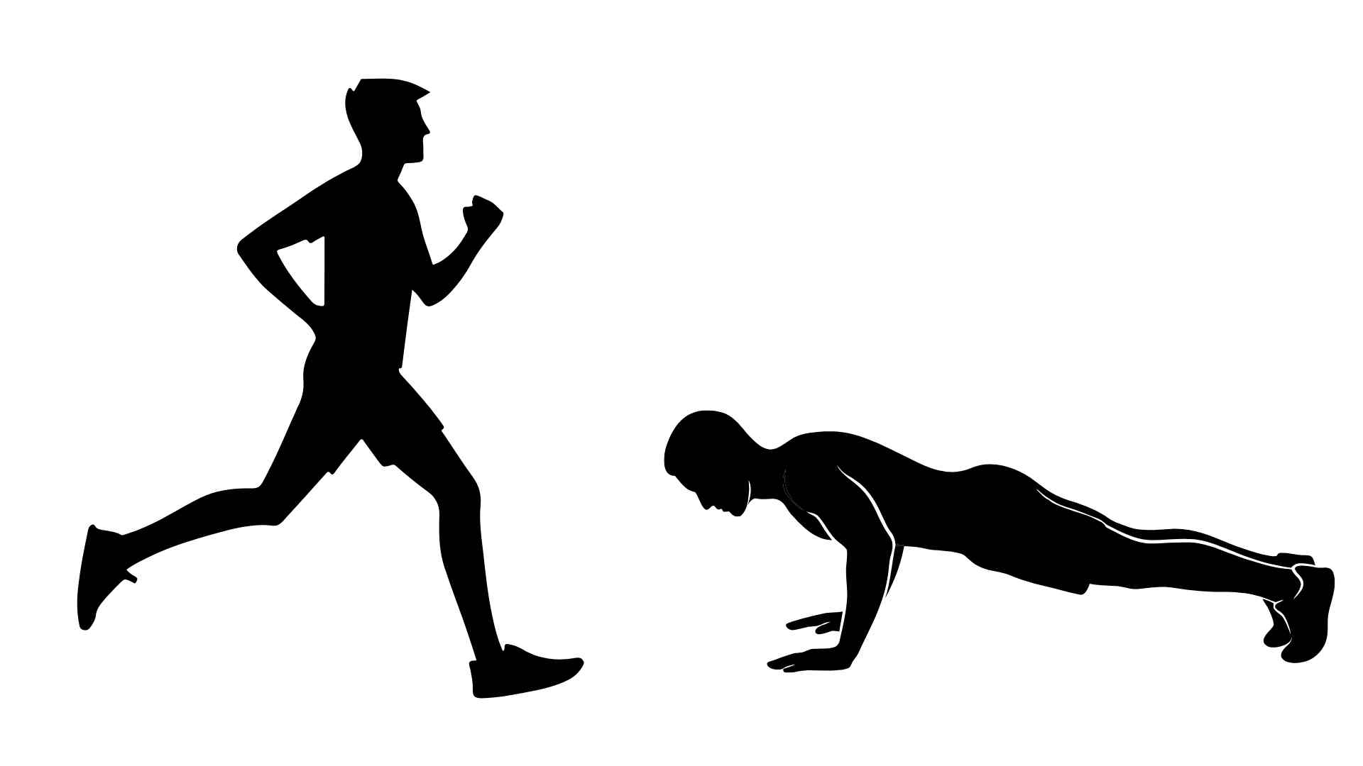 Push-ups are good for muscles, running is beneficial for the whole body. Graphics: Ha May