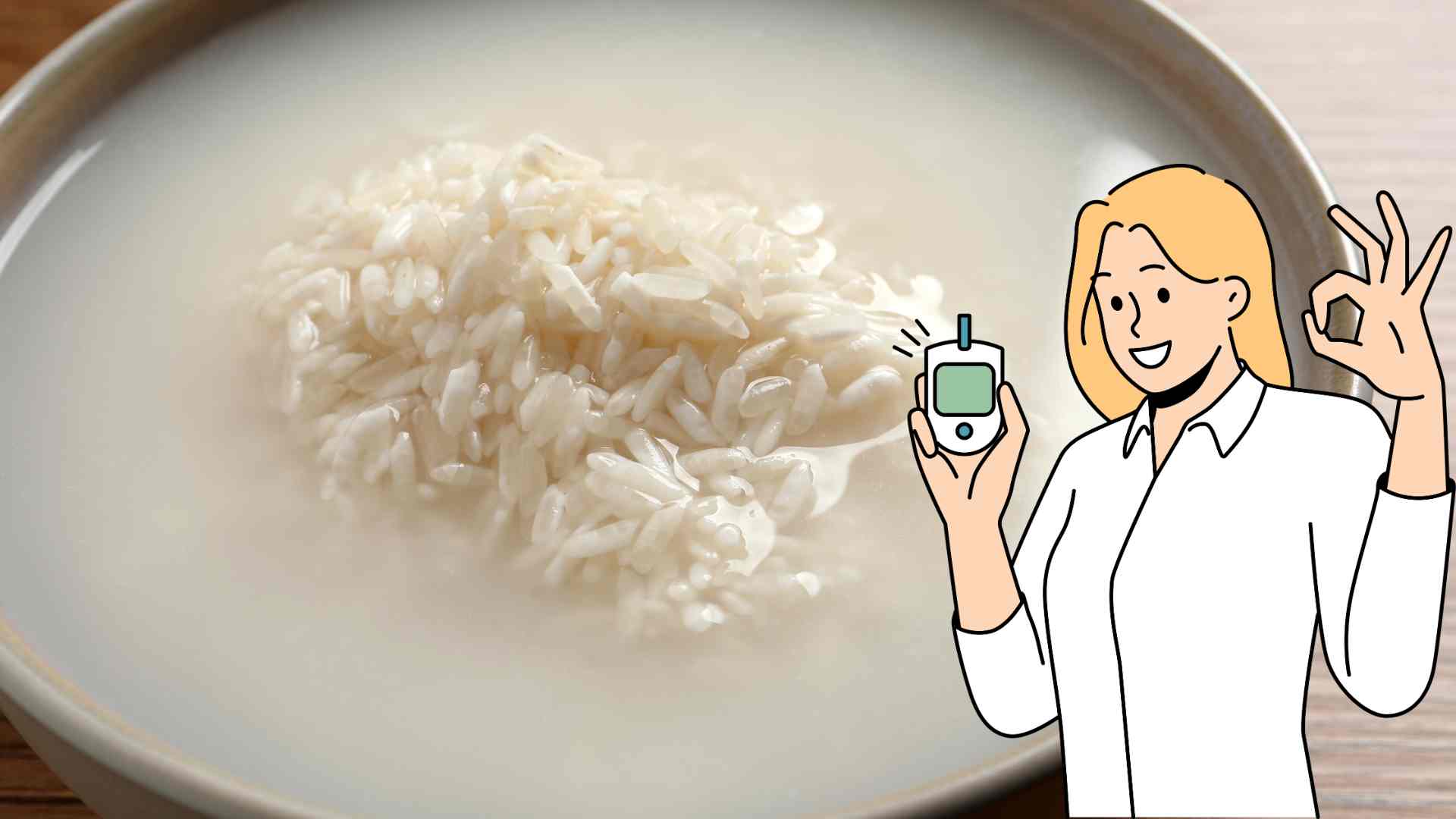 Soaking rice before cooking can help reduce blood sugar levels. Graphics: Ha May
