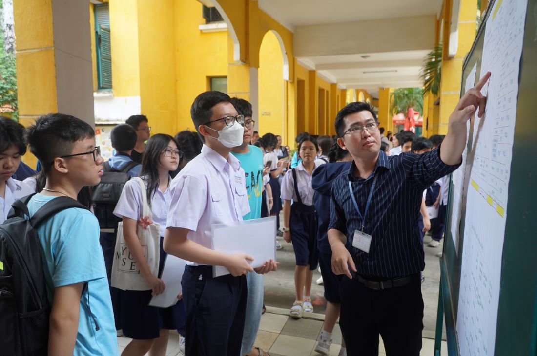 Kỳ thi tuyển sinh vào lớp 10 tại TPHCM năm học 2026-2027 có hơn 151.000 thí sinh dự thi. Ảnh: Chân Phúc