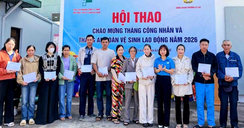 Lâm Đồng: Công đoàn cơ sở chăm lo đời sống công nhân