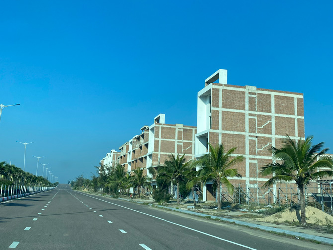 Một dự án bất động sản ven biển. Ảnh: Thanh Tuấn
