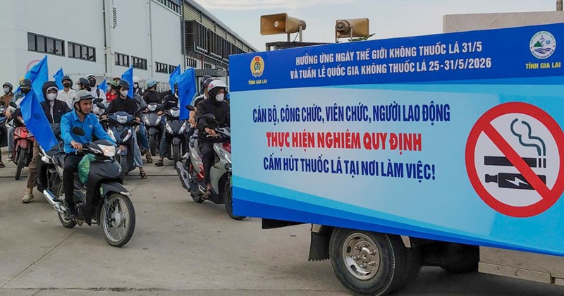 Gia Lai: Công đoàn lan tỏa thông điệp "Nói không với khói thuốc" đến công nhân