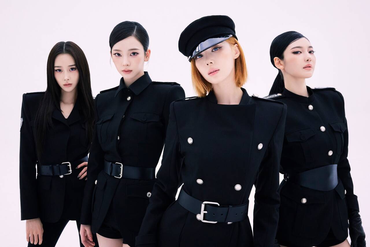 Kpop girl group aespa. Photo: Lotte
