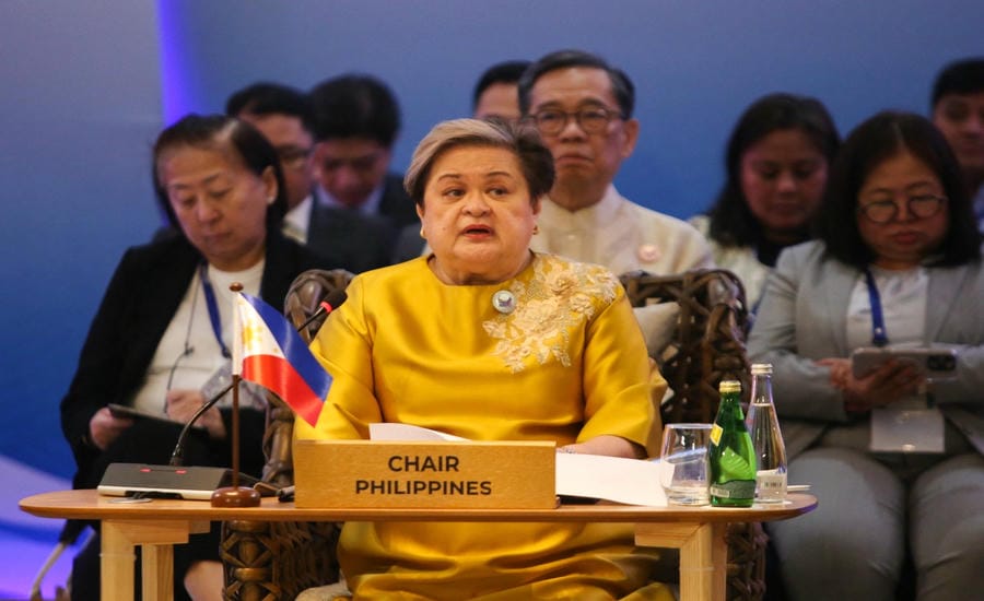 Philippine Foreign Minister Theresa Lazaro. Photo: AFP