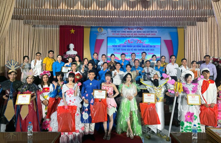 Hội thi kết thúc, nhưng sự độc đáo trong các tiết mục vẫn tiếp tục lan tỏa lối sống xanh trong lực lượng đoàn viên, công nhân, người lao động. Ảnh: Thanh Nhàn