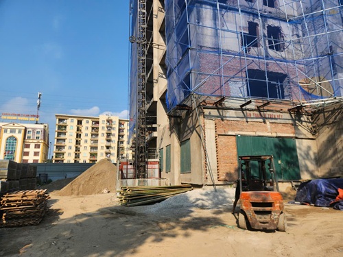 Tăng tốc cải tạo Khu nhà ở Pháp Vân - Tứ Hiệp. Ảnh: Minh Hạnh 