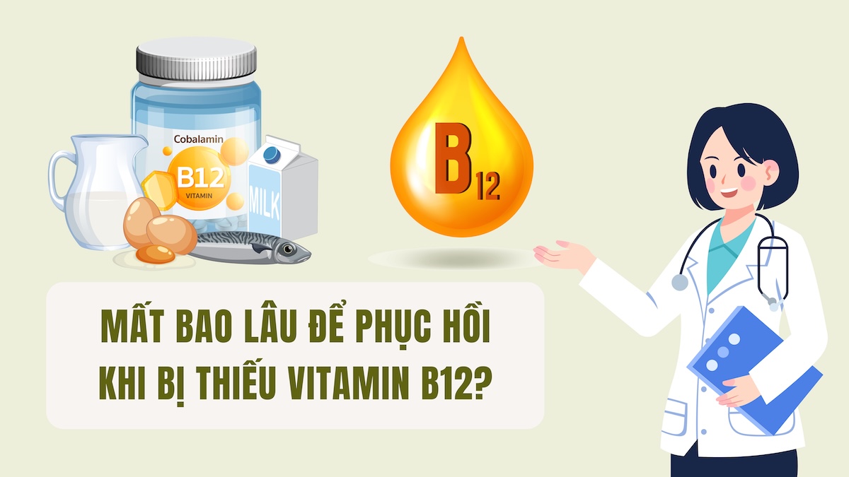 How long does it take to recover from vitamin B12 deficiency?