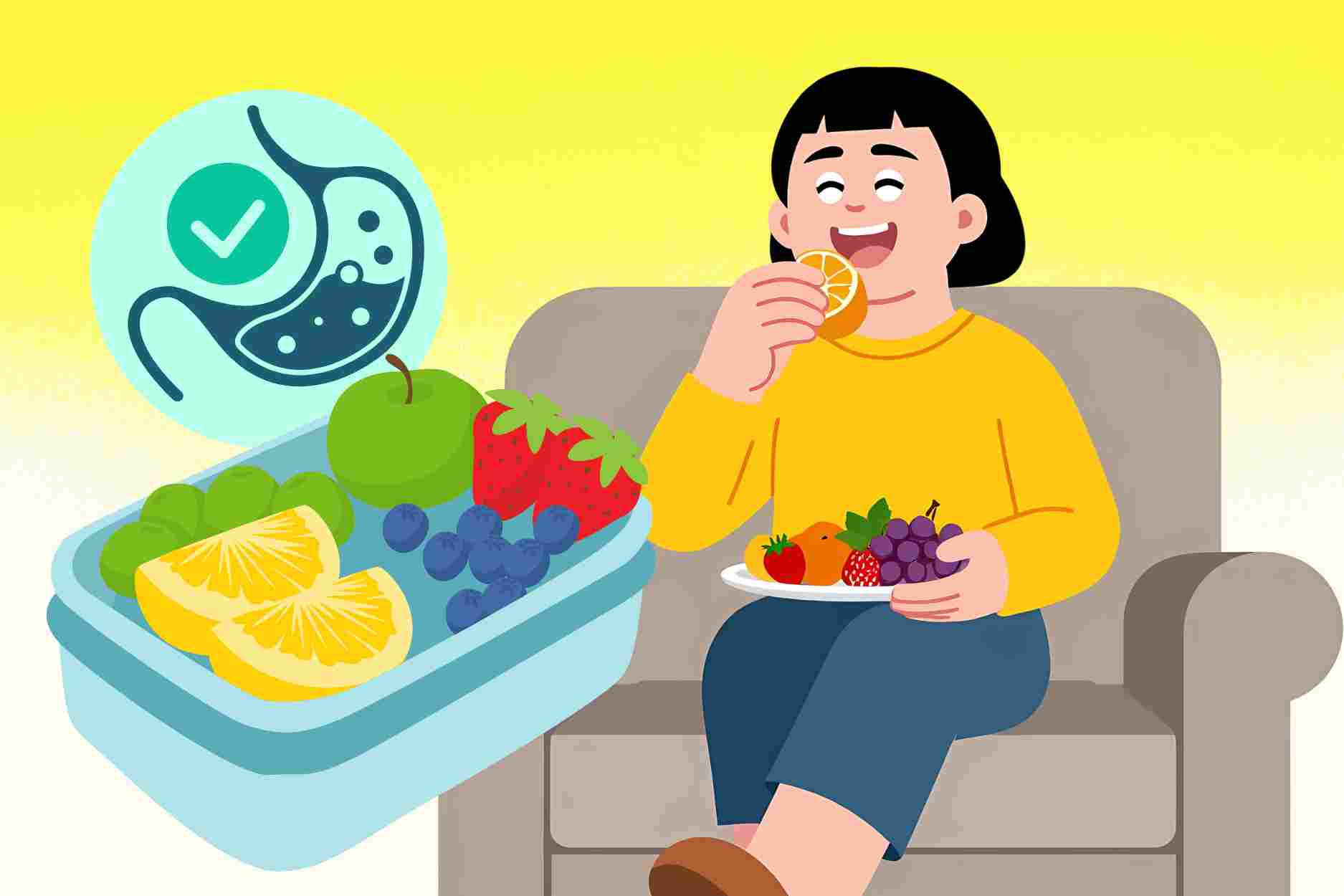 3 types of fruits that help increase fiber and support digestion on hot sunny days
