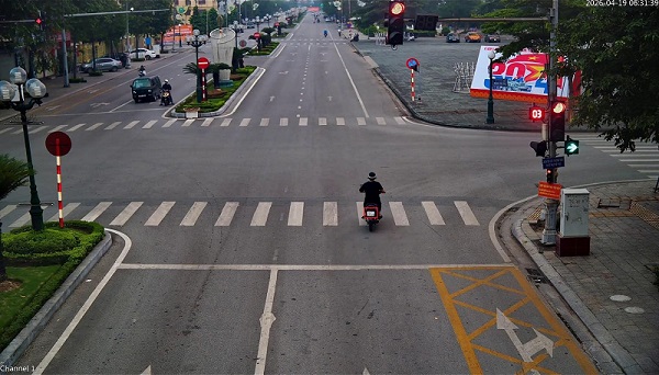 Motorbike owner fined remotely in Bac Ninh. Photo: Bac Ninh Traffic Police