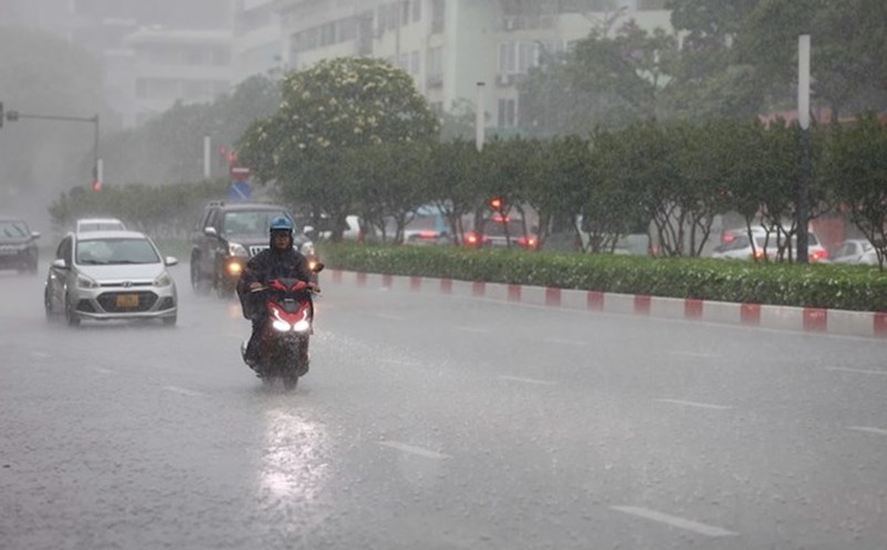 Forecast for the southern region of the Northern Delta to have rain today 4. 5. Photo: Viet Anh