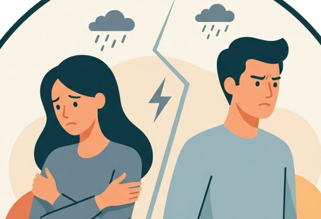 Tensión en las relaciones y signos a reconocer a tiempo. Gráfico: Thien Nhan