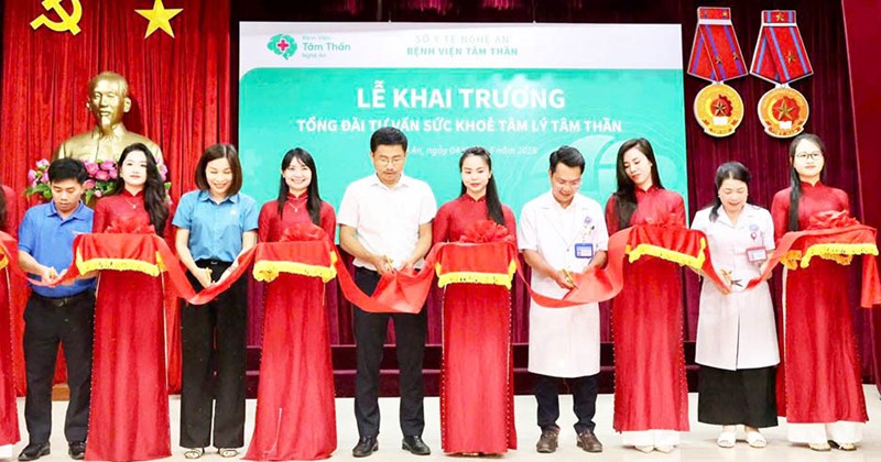 Nghệ An khai trương tổng đài tư vấn sức khỏe tâm thần