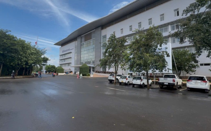 Hôpital général régional des Hauts Plateaux du Centre - où le garçon a été soigné avant de mourir. Photo: Bao Trung