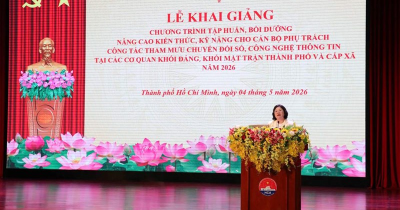 TP.HCM chuẩn hóa tư vấn chuyển đổi số tại cơ quan Đảng, Mặt trận