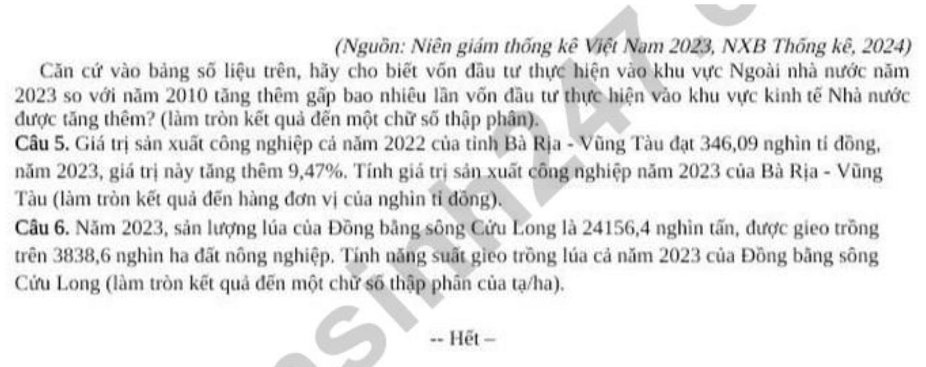 Đề thi thử tốt nghiệp THPT 2026 lần 1 môn Địa - THCS&THPT Thống Nhất (Sở GDĐT Thanh Hóa). Ảnh: Tuyensinh247