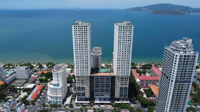 Cư dân tại dự án Chung cư Gold Coast Nha Trang chưa được cấp sổ hồng. Ảnh: Hữu Long