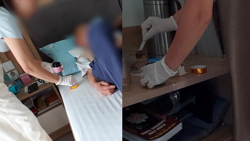 하노이에 입원한 환자를 위한 질병 치료를 위한 금식 및 음용 "요리소" 시리즈