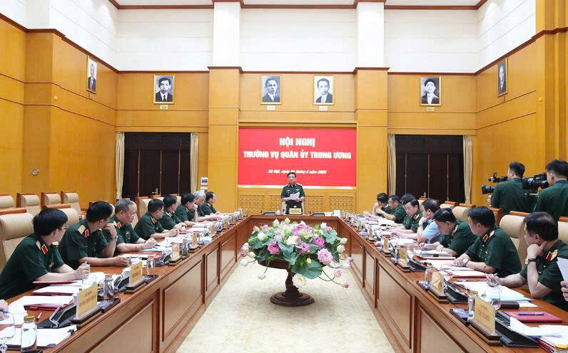 Toàn cảnh hội nghị. Ảnh: Bộ Quốc phòng
