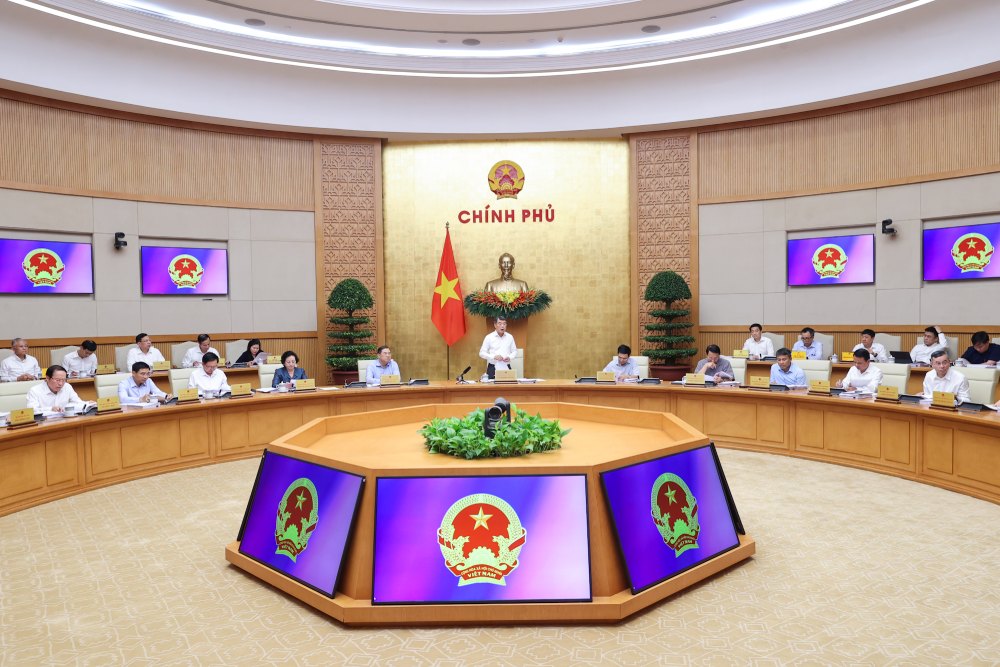Phiên họp Chính phủ thường kỳ tháng 4.2026. Ảnh: VGP