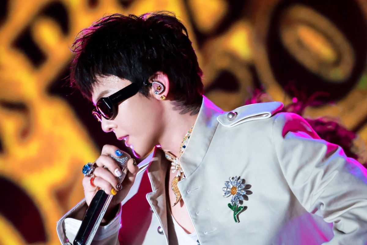 Male singer G-Dragon, leader of Big Bang. Photo: Lotte