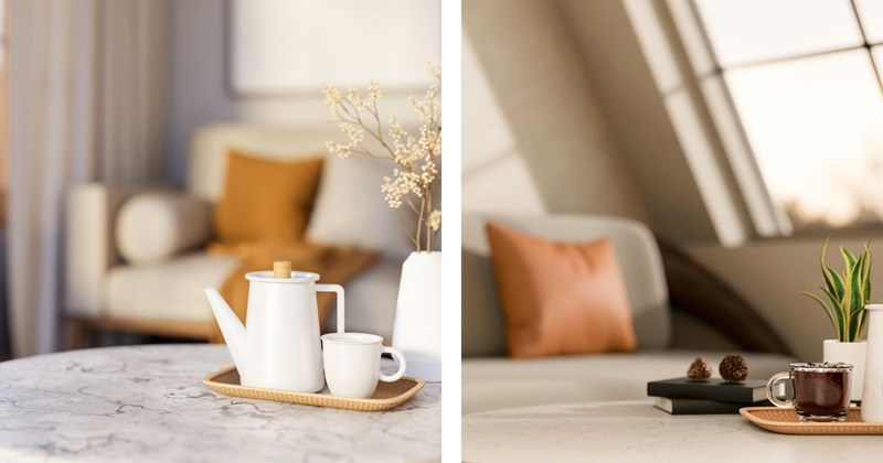 Bí quyết trang trí bàn trà đẹp, hài hòa không gian sống