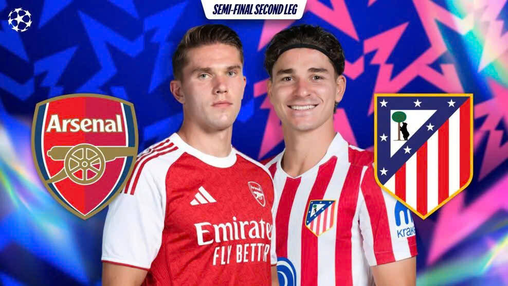 Football commentary on Arsenal vs Atletico Madrid in the Champions League.  Photo: UCL