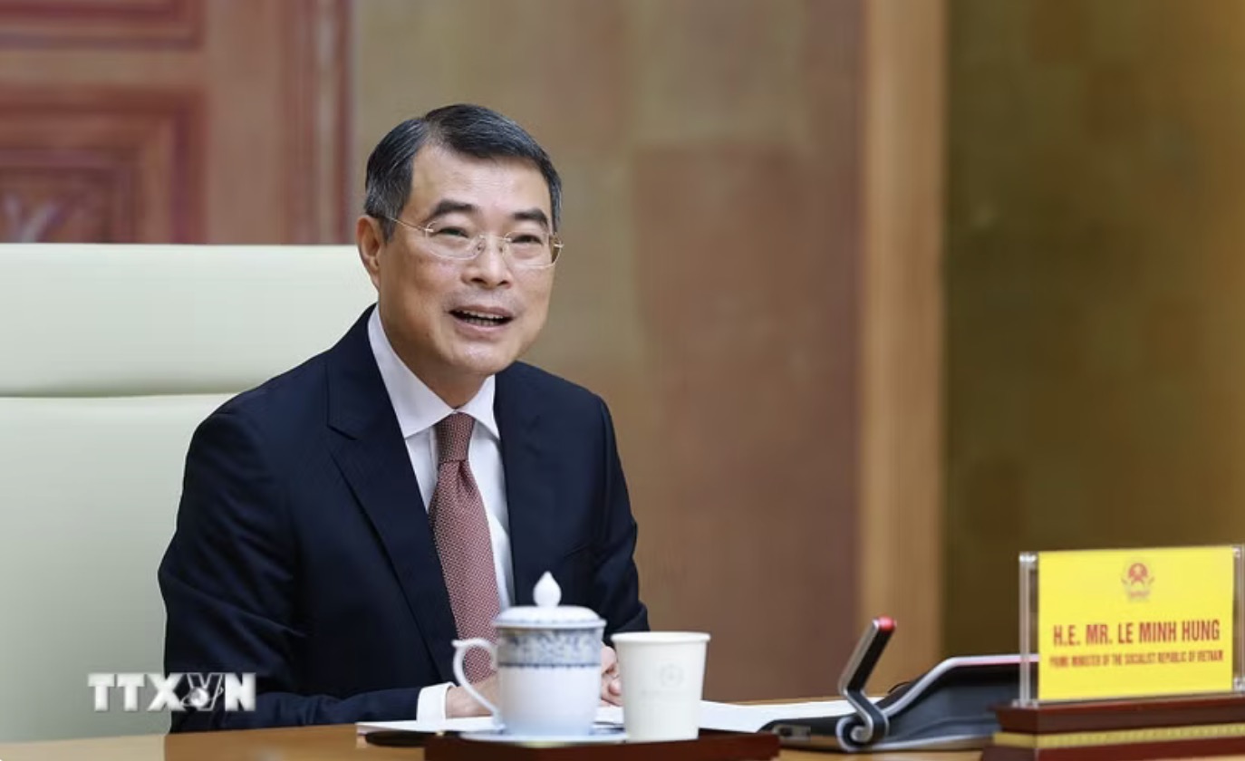 Politburo Member, Prime Minister Le Minh Hung. Photo: VNA