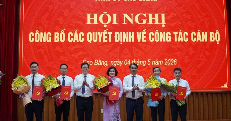 Cao Bằng điều động, bổ nhiệm nhiều cán bộ chủ chốt