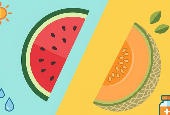 Melon or watermelon: Which type is more suitable for summer. Graphics: Thien Nhan