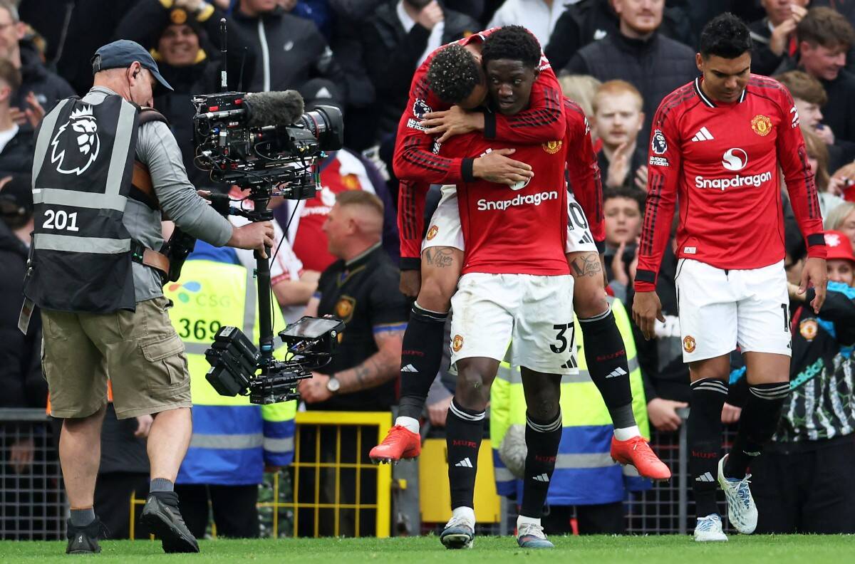 Man United tiến bộ rõ rệt dưới thời Carrick.  Ảnh: AFP