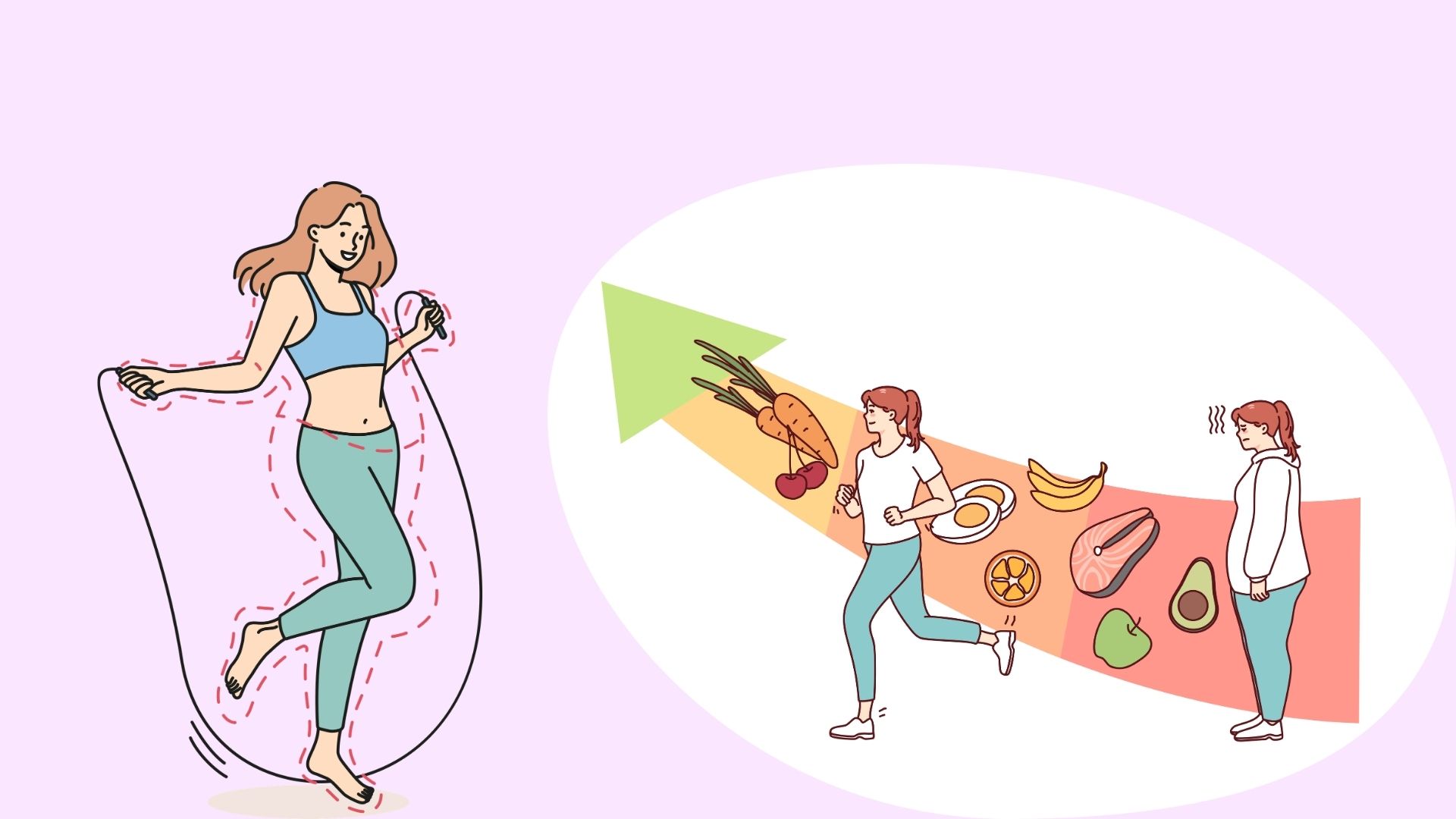 Your weight loss process can achieve better results by adhere to the following principles. Graphics: Minh Chau