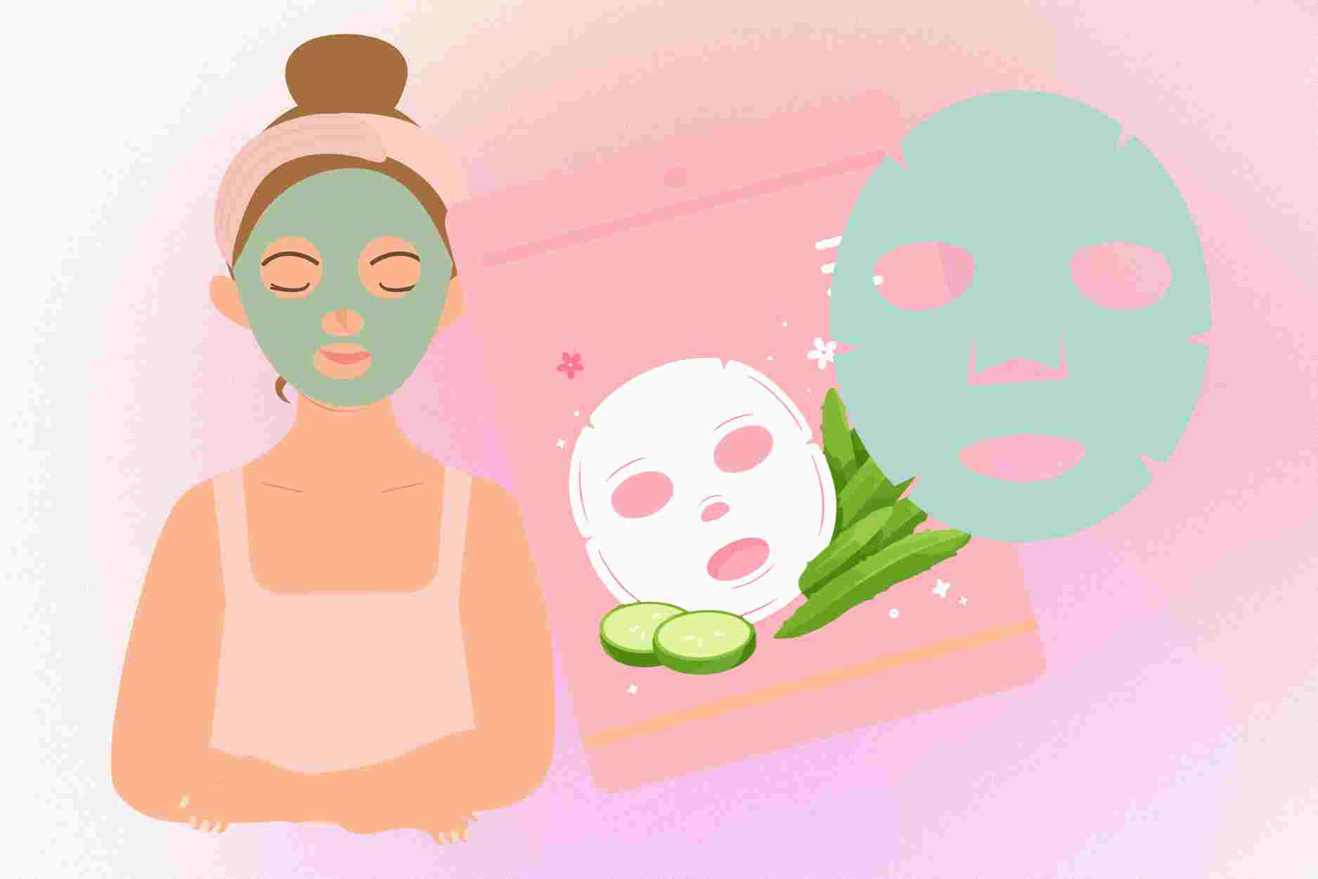 Ideal time to apply a skin whitening mask
