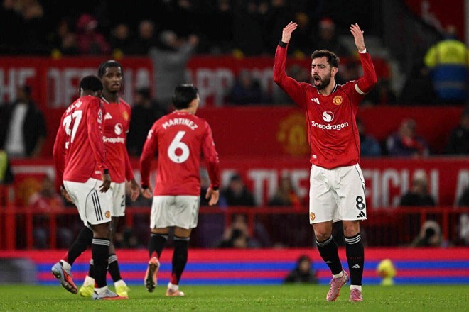 Man United đã quật ngã nhiều “ông lớn” tại Premier League dưới thời Carrick.  Ảnh: AFP