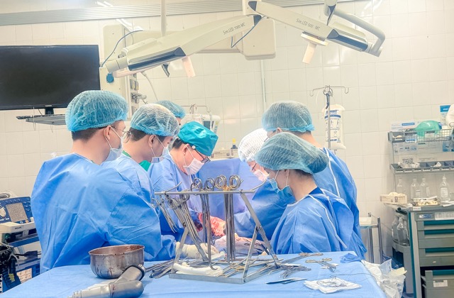 The patient was successfully operated on by doctors. Photo: BVCC